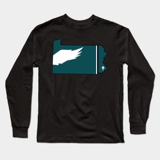 Philadelphia Football Long Sleeve T-Shirt